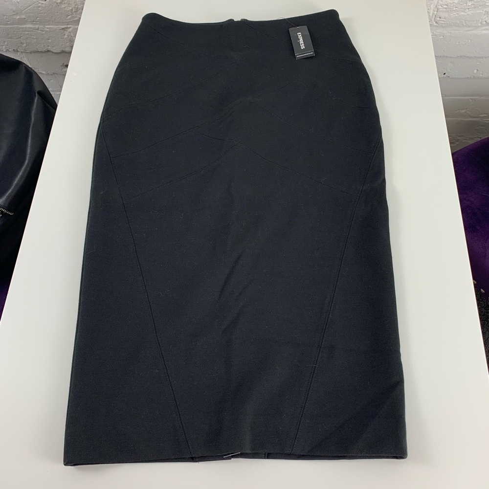 All black skirt